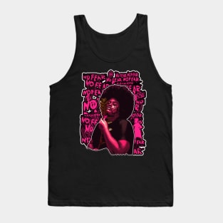 No Fear Afro Strong Woman Tank Top